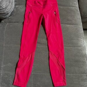 Lululemon Athletica Bold Pink Leggings